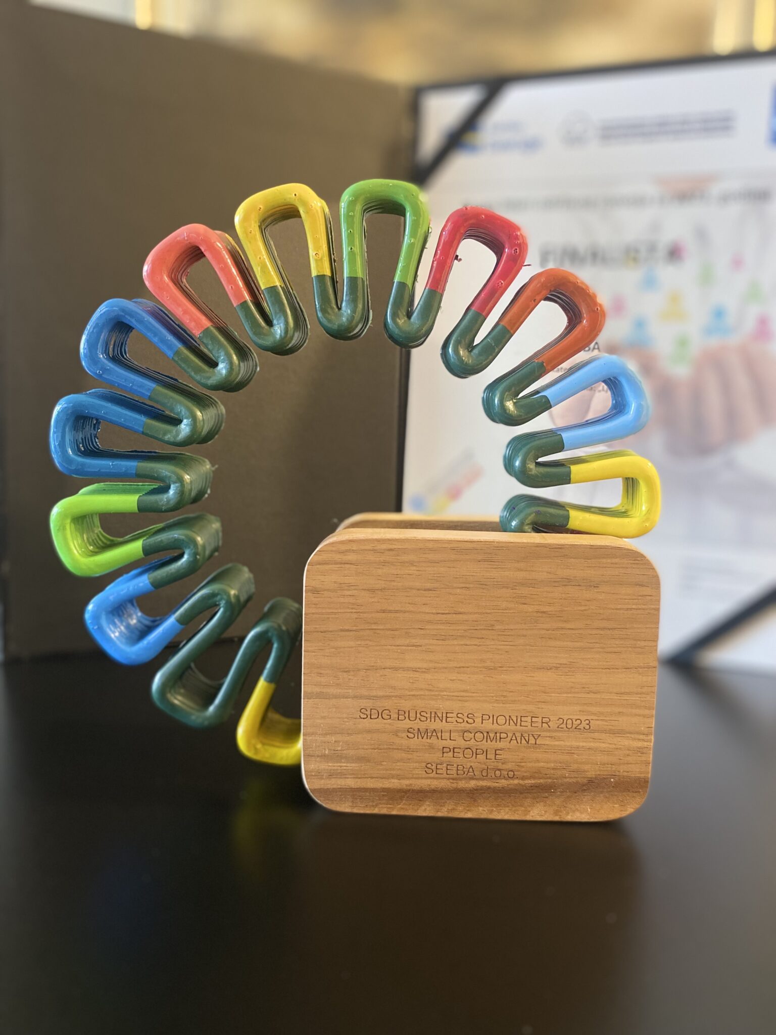 Seeba SEEBA brings the SDG Business Pioneers Award back home! | SEEBA